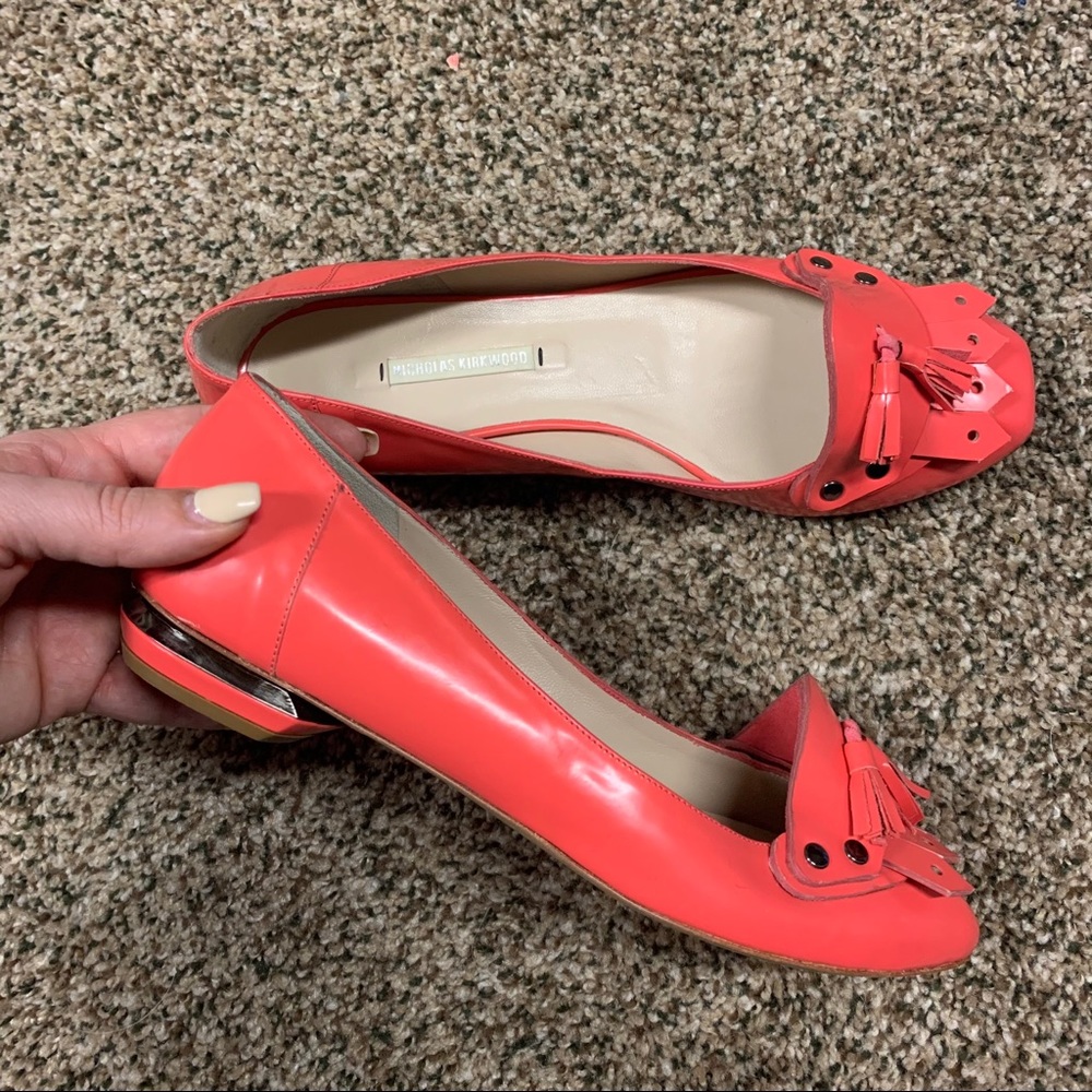 Nicholas Kirkwood Coral Tassel Loafers